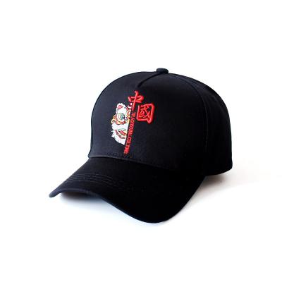 China New sports hat JOINT lion wake hat fashion outdoor hat autumn and winter sun embroidery casual Chinese style for sale