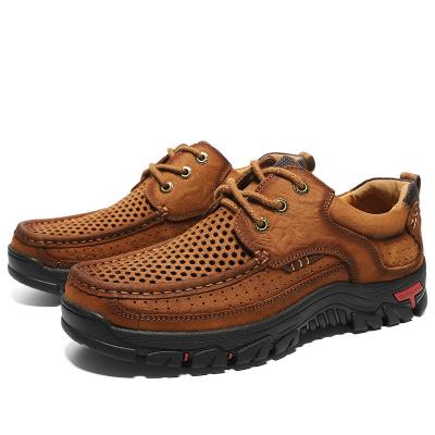 China TREE 2022 men's hiking shoes leather non-slip breathable sports shoes large size men's shoes new outdoor spring men's shoes for sale