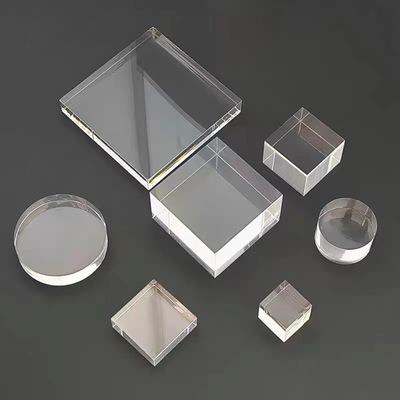 China Deploying Ideal Polished Custom Clear Acrylic Cosmetics Display Block Holder for sale