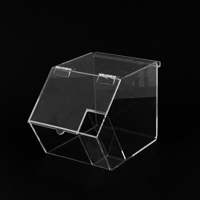 China Candy Storage In Supermarket Clear Acrylic Shaped Candy Boxes Ideal In Supermarket for sale