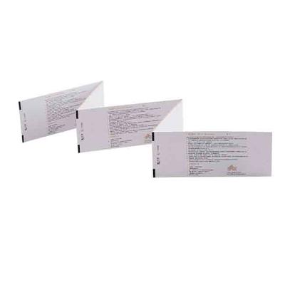 China Scratch Resistant OLANTAI Custom Design Thermal Paper Airline Tickets Boarding Pass for sale