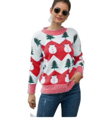 China Wholesale Autumn Winter Women Pattern Man Christmas Tree Snow Anti-wrinkle Designer Sweaters Christmas Sweater Sweaters For Women for sale