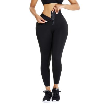 China 2021Tummy Trimmer Waist Trainer Women Fitness Tights Viable Bulge Control Panties Plus Size Shapewear Waist Trainer Leggings for sale