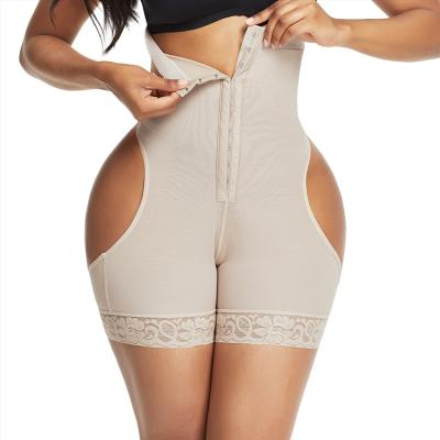 China Wholesale Antibacterial Women's Antibacterial Women's Shapewear Tummy Control Panties Mid Thigh Body Shaper Body Shaper Jumpsuit Push Up Shaping Panties for sale