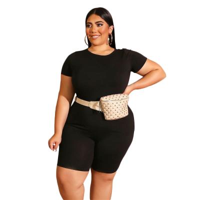 China summer PLUS SIZE cheap dropship shirt top and hot shorts two piece set Anti-wrinkle stretching women clothing 2021 for sale