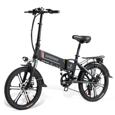 China Aluminum Alloy 350w 500w 48v 10.5Ah Folding e Bike Fast Electric Bicycle Men's Mini City Retro Foldable Ebike for sale