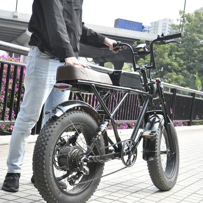 China Retro Mountain Aluminum Alloy 1000w Dirt Bike Vintage Electric Bicycle Lithium Battery Electric Bicycle for sale