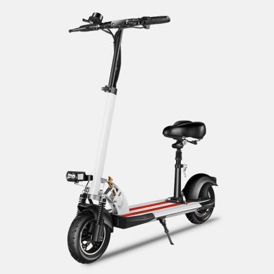 China Unisex 500w 48v e tire fast adult fat pad electric electric scooter with seat long range monopattino off road lowered person electric scooter for sale