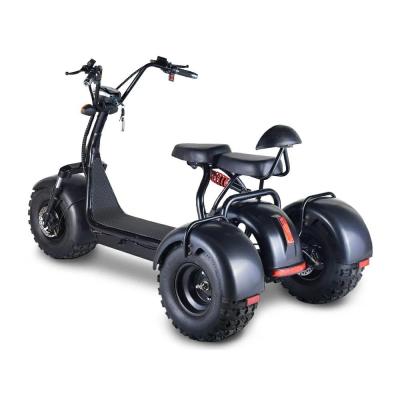 China Unisex long range off road citycoco 3 wheels electric tricycle low person scooter fast electric 1000w usa warehouse electric e scooter for sale