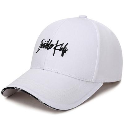 China COMMON European and American Trendy Fashion Alphabet Embroidery Outdoor Shade Cotton Baseball Cap for sale