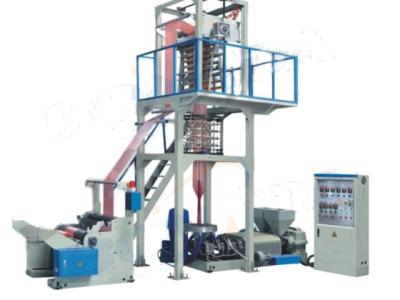 China SJ Series PE Double Color Strip Film Blowing Machine for sale