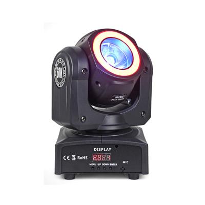 China Mini Stage 60w Driver-beam Moving Head Disco DJ Light With Halo for sale