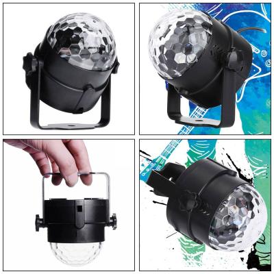 China Wedding LED Stage Light USB Disco Lights For Car Party Wedding Home Noise Activated Mini Disco Ball Light for sale