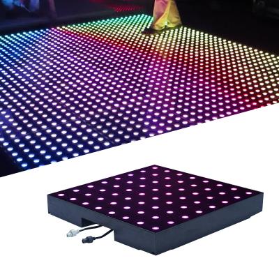 China Stage Floor Dance Led Display Panels Interactive Dance Floor Led Screen Tile for sale