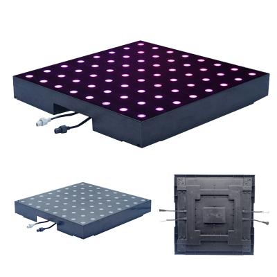 China Indoor Outdoor Interactive Portable Stage LED Pixel Infinity Dance Floor Interlock For Parties Trade Show for sale