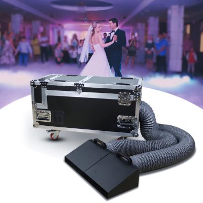 China 3000w Water Mist Machine Lying Low Smoke Floor Fog Machine For Stage Wedding 2L for sale