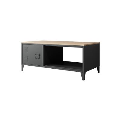 China Small Adjustable Multifunctional Sideboard Cabinet Living Room Furniture Metal Brackets Cabinet Black Color (Other) for sale