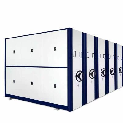 China (Height)Adjustable Mobile Office Shelving System Metal Metal Compactor Lock Mobile Shelving Safe Thickened for sale