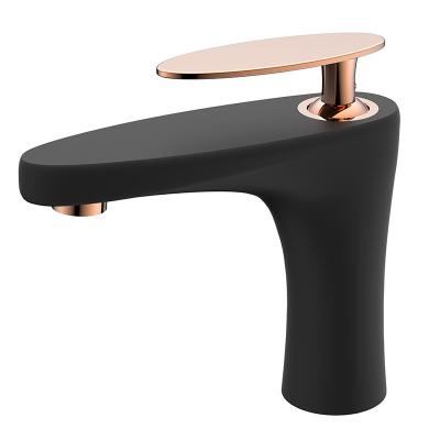 China Metered Matte Black Faucets New Arrival Bathroom Sink Faucets With CE for sale