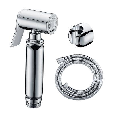 China Without need HIMARK bathroom accessories brass muslim shattaf handheld shower set jet toilet bidet handheld shower sprayer nozzle set for sale