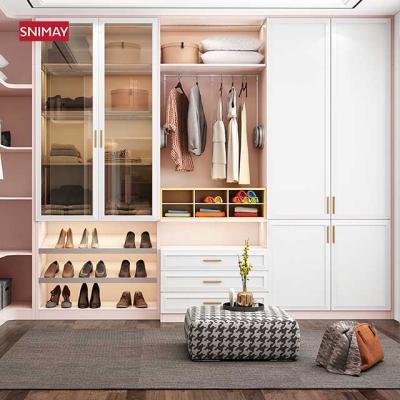 China (Others)Adjustable Wardrobe Bedroom Furniture With Modern Dressing Table Wardrobe Cabinet Designs for sale