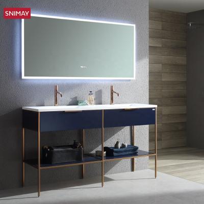 China Snimay Wall Cabinet Bathroom Vanity Modern Design Moisture Proof Bathroom Cabinet for sale