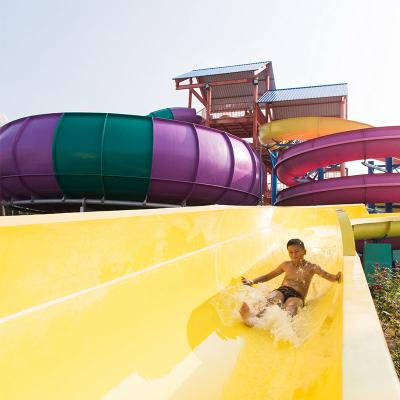 China Factory price fiberglass bowl water slide fiberglass water park slide for sale for sale