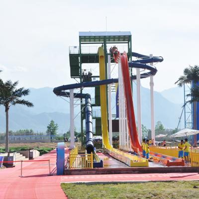 China Teenage/Family Adult Waterpark Attractive Slide Most Irritating High Speed ​​Water Slide For Adults for sale