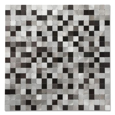 China Waterproof Peel and Stick Wall Tile Mosaic Backsplash Kitchen Bathroom Aluminum Self Adhesive Metal and Plastic Composite Panel for sale