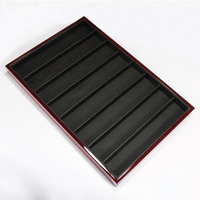 China High End 8 Slots Watch and Display Strap Watch Strap Display Showcase Jewelry Collection Wooden Watch Box for sale