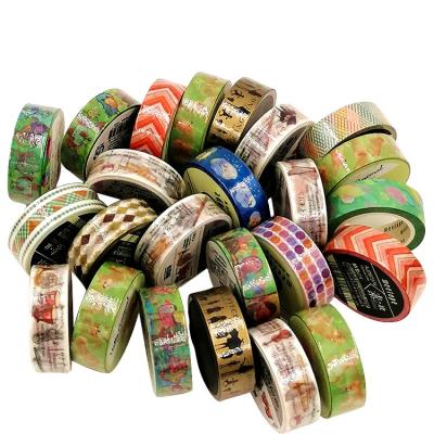 China Waterproof Customized OEM Printed Washi Tape Gold Washi Tape Glitter Washi Tape Custom Printing for sale