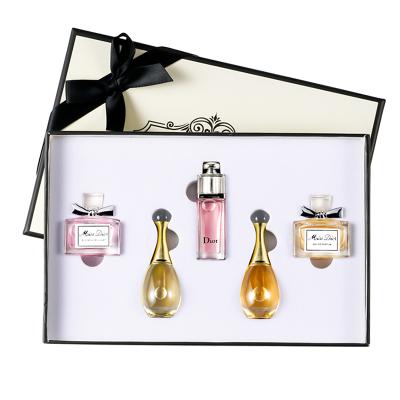 China Disposable Luxury Card Box Packaging With Small Velvet Tester 10ml Perfume Bottle Set Strong Packing Case for sale