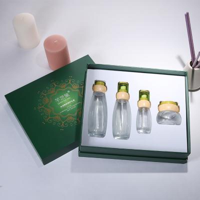 China High Quality Handmade EVA Foam Insert Cardboard Cosmetic Package Skin Care Cream Bottle Box Packaging for sale