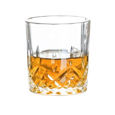 China Custom wholesale simple and easy diamond whiskey glass mug for vodka for sale