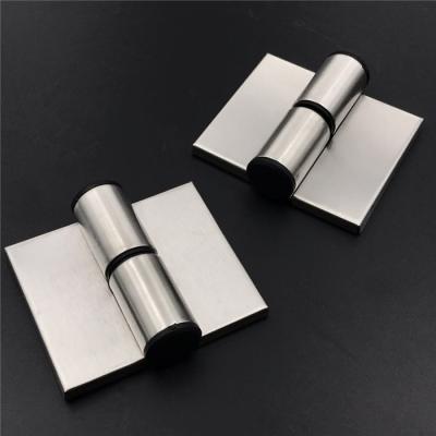 China Modern 304 Stainless Steel Toilet Divider Hardware Toilet Compartment Spring Hinge for sale