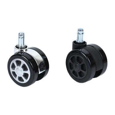 China The new gimbal nylon wheel high load bearing capacity, suitable for shelves, luggage cases, spring swivel nylon casters for sale