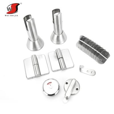 China New 304 Stainless Steel High End Bathroom Partition Compartment Toilet Fittings for sale