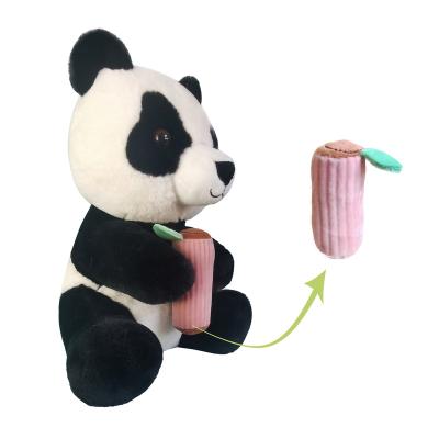 China Cartoon style hot fashion many cute plush toy giant panda bear plush toy soft stuffed panda teddy logo custom packaging for sale