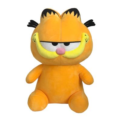 China Cartoon Style Cat Stretch Plush Stuffed Pillow Cat Baby Back Classic Companion Fat Doll Bedside Ornaments Parent-child Gift Toys for sale