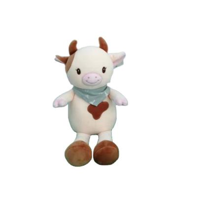 China Wholesale plush toy factory manufactor cow stuffed soft plush pink cow toy cow plush toy key chain for sale