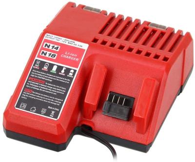 China 18v Replacement Lithium Ion Battery Charger Machine Tools Rechargeable N14 N18 Battery Charger For Milwauke HRG-Mil-N14N18 for sale