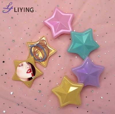 China Personalized MOQ Private Label Beauty Face Makeup Eyelash Extension Small Pocket Mirror For Gift Promotion for sale