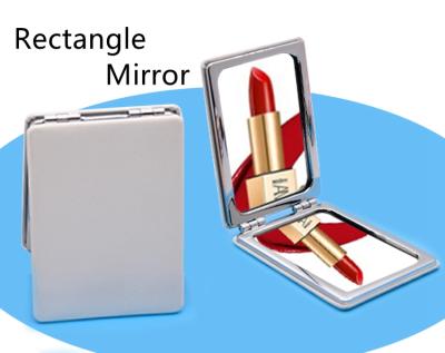 China Travel Pocket Magnifying Magnified Double Sided Mirror 50 Pieces Pocket Private Mirror Makeup Logo for sale