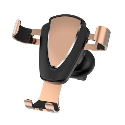 China Non-Magnetic Gravity Car Smartphone Gravity Cell Phone Holder Car Mount Universal High Quality Mobile Air Vent Bracket for sale