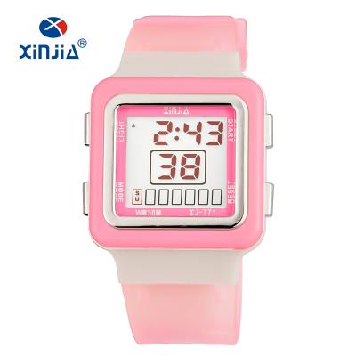 China 2015 Alarm Digital Sports Watch For Women And Children Promotional Gift XINJIA New Watch 3ATM Waterproof for sale