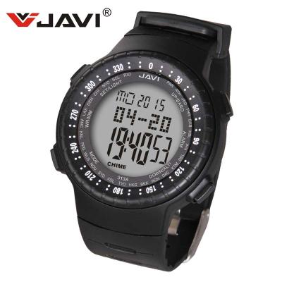 China JAVI New Fashion Outdoor Sport Multifunctional Alarm Altimeter Watch for Air Pressure Temperature Rising Weather Forecast for sale