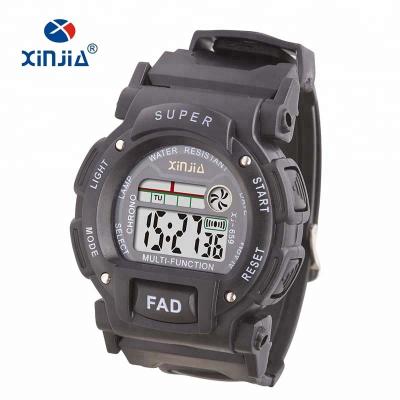 China XINJIA Alarm Brand Multifunctional Promotional Wristwatch Cheap Digital Sports Watch Water Resistant for sale