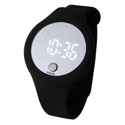 China Alarm Touch Screen LED Watch Relojes Waterproof Silicone Straps for sale