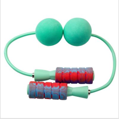 China Outdoor and Indoor Sports Rope Jumping Adjustable Fitness Foam Handle Jumping Rope Indoor and Outdoor Dual Function Kids for sale