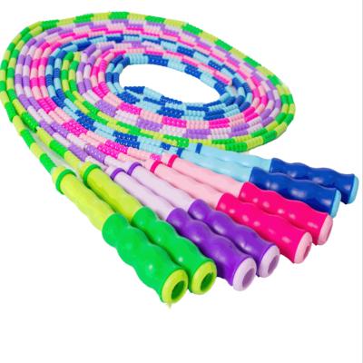 China Wholesale Outdoor And Indoor Adjustable Colorful Jump Rope Plastic Kids Jump Rope for sale